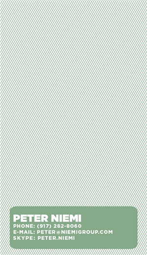 Business Card Design by Victor Hugo for The Niemi Group | Design: #2063227