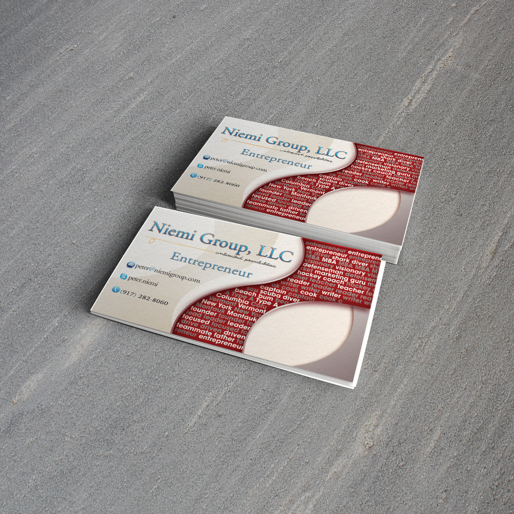 Business Card Design by Alpha Graphs for The Niemi Group | Design #2096079