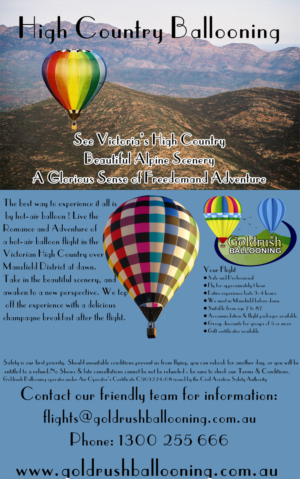 Flyer Design by Dem for Goldrush Ballooning | Design #7340199
