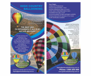 Passenger Balloon Flight Experience needs DL Flyer | Flyer Design by Cut and Glue