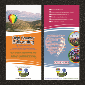 Flyer Design by kogner for Goldrush Ballooning | Design: #7290976