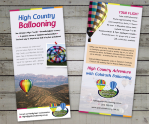 Flyer Design by sun_design for Goldrush Ballooning | Design #7339262
