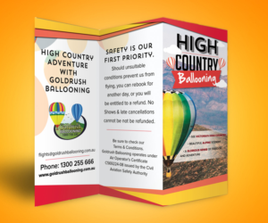 Flyer Design by KimberlySy for Goldrush Ballooning | Design #7323838