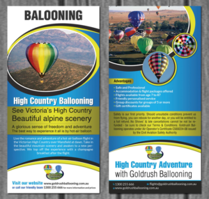 Flyer Design by creative.bugs for Goldrush Ballooning | Design: #7292467