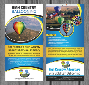 Flyer Design by creative.bugs for Goldrush Ballooning | Design: #7303346