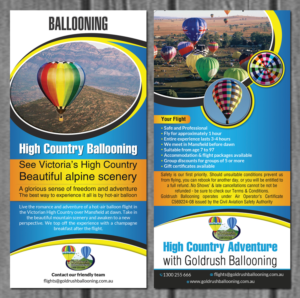 Flyer Design by creative.bugs for Goldrush Ballooning | Design: #7310692