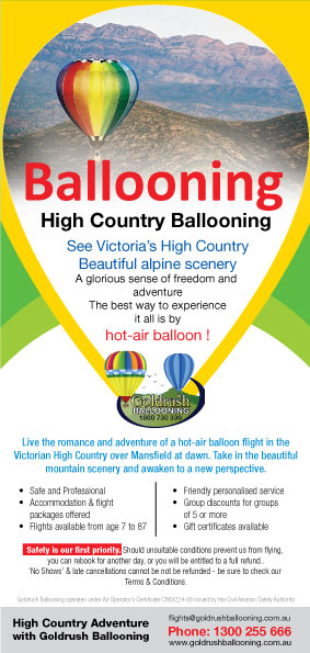 Flyer Design by GMWIRE for Goldrush Ballooning | Design: #7313092