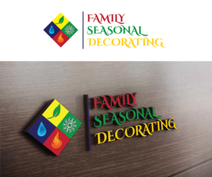 Logo Design by Jahid BD for Family Seasonal Decorating  | Design: #7313062