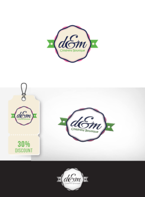 Logo Design by uniquetarget for D&M Childrens Boutique | Design: #7315773