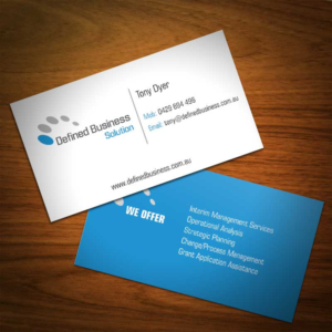 Business Card Design by Abikasirajan for Defined Business Solutions | Design: #7295255