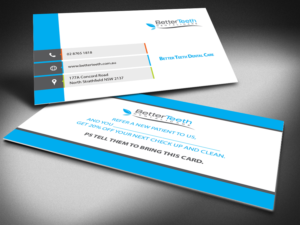 Business Card Design by Selda for Better Teeth Dental Care | Design: #7293086