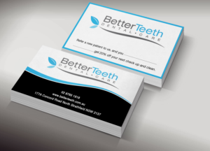 Visitenkarten-Design von Lanka Ama für Better Teeth Dental Care | Design: #7295565