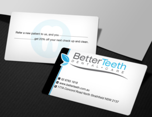 Visitenkarten-Design von Lanka Ama für Better Teeth Dental Care | Design: #7295567