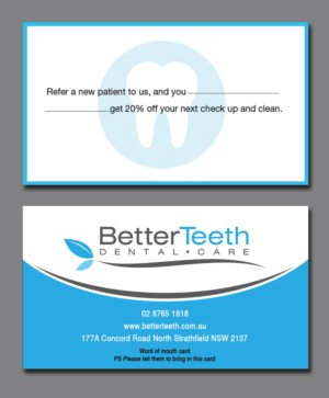 Visitenkarten-Design von Lanka Ama für Better Teeth Dental Care | Design: #7299489