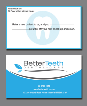 Visitenkarten-Design von Lanka Ama für Better Teeth Dental Care | Design: #7299491