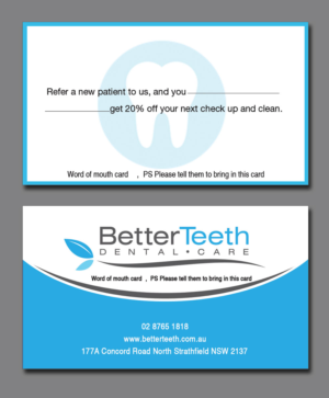 Visitenkarten-Design von Lanka Ama für Better Teeth Dental Care | Design: #7299492