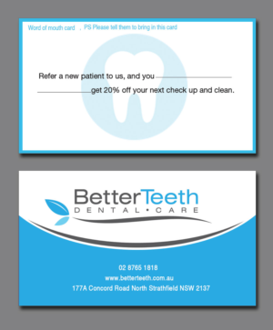 Visitenkarten-Design von Lanka Ama für Better Teeth Dental Care | Design: #7299493