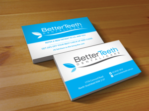 Business Card Design by Creations Box 2015 for Better Teeth Dental Care | Design: #7306786