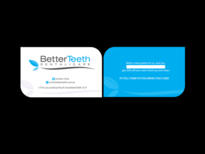Business Card Design by Creations Box 2015 for Better Teeth Dental Care | Design: #7306794