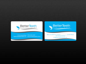 Diseño de Tarjeta de Presentación por Creations Box 2015 para Better Teeth Dental Care | Diseño: #7306811