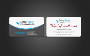 Business Card Design by chandrayaan.creative for Better Teeth Dental Care | Design: #7345240