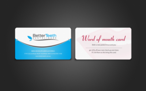 Business Card Design by chandrayaan.creative for Better Teeth Dental Care | Design: #7357317