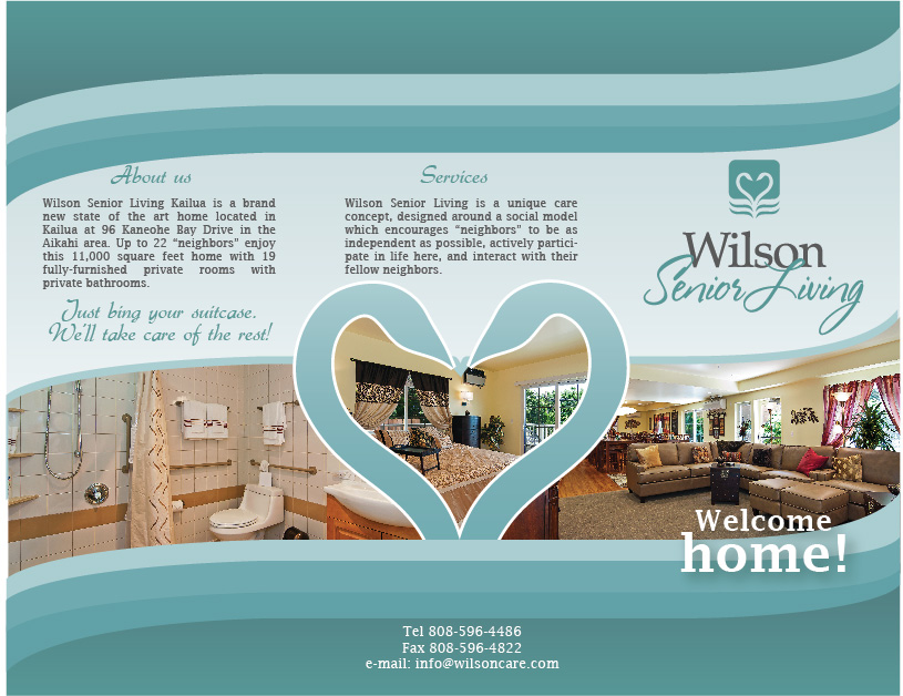 Diseño de Brochure por Sergio Coelho para Wilson Care Group | Diseño #1852032