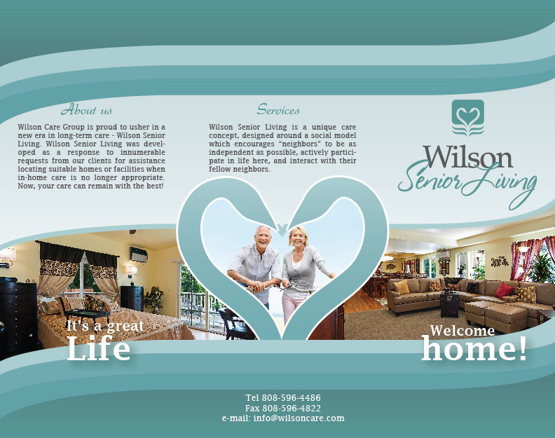 Brochure Design by Sergio Coelho for Wilson Care Group | Design #1860492