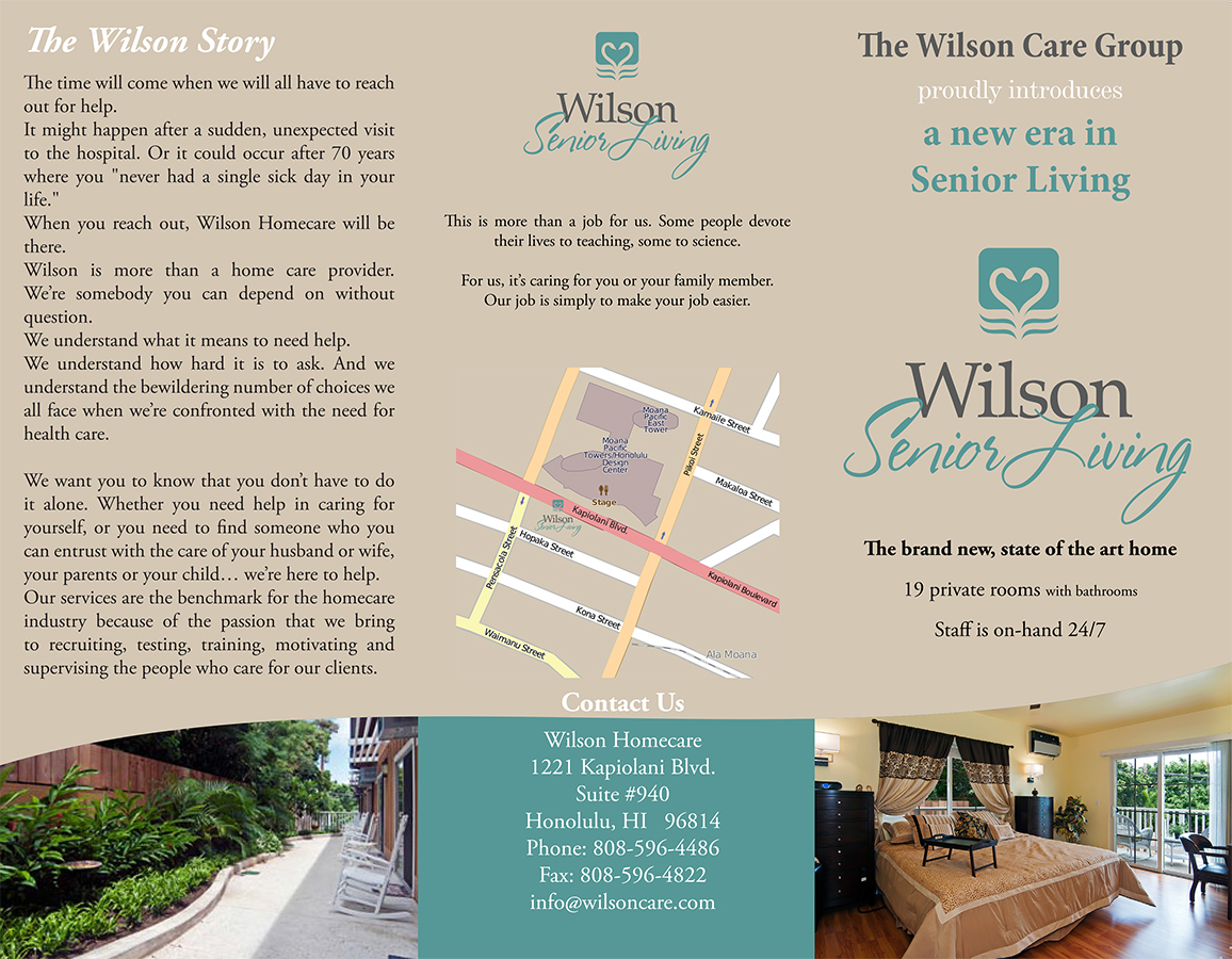 Brochure Design by ja.grphx for Wilson Care Group | Design #2108953