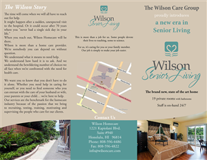 Brochure Design by ja.grphx for Wilson Care Group | Design: #2108953