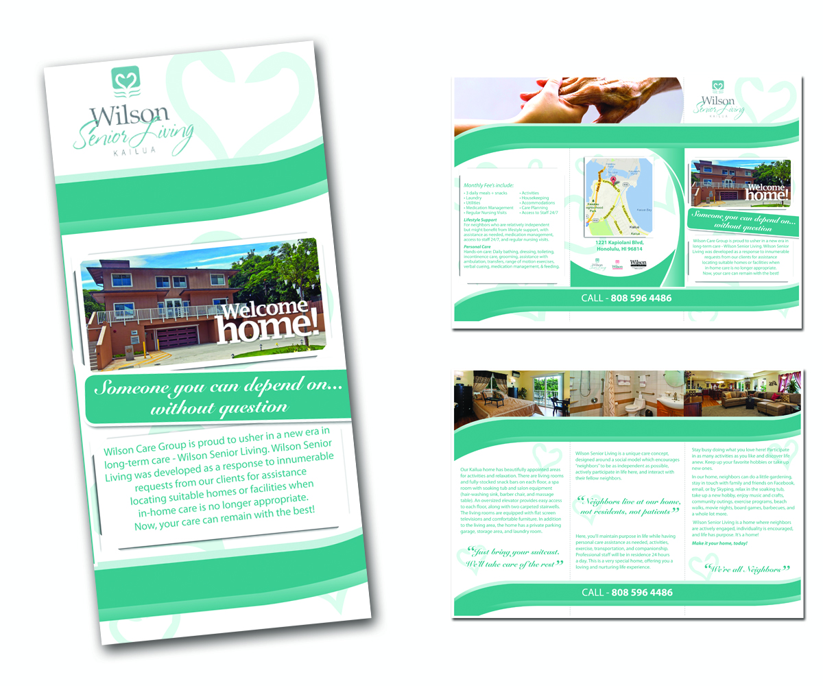 Brochure Design by Sares1402 for Wilson Care Group | Design #1846404