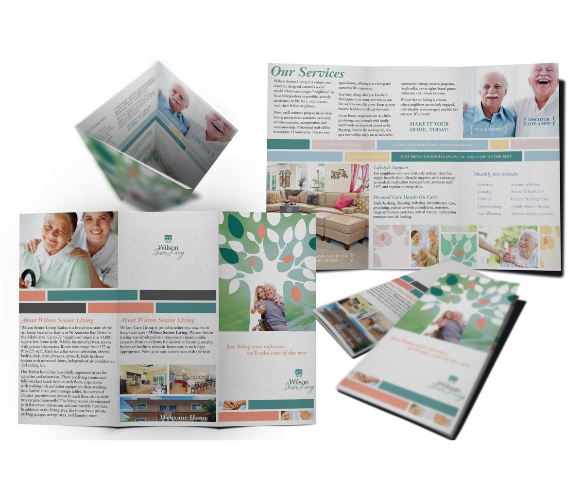 Brochure Design by lisum33 for Wilson Care Group | Design #2110244
