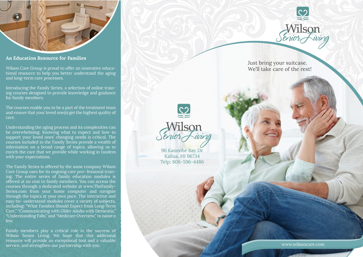 Brochure Design by Visualland for Wilson Care Group | Design #2039767
