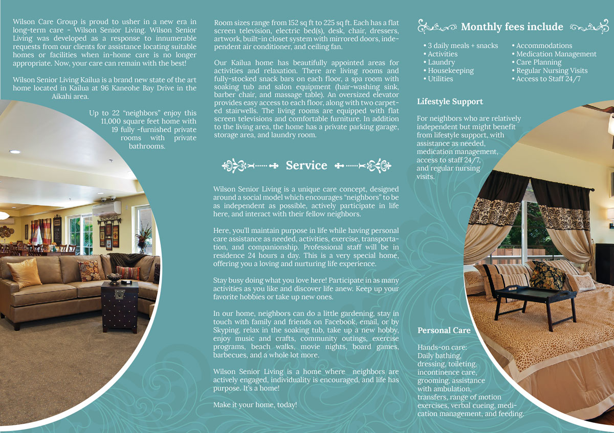 Diseño de Brochure por Visualland para Wilson Care Group | Diseño #2039769