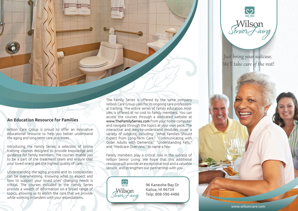 Diseño de Brochure por Visualland para Wilson Care Group | Diseño #2058132