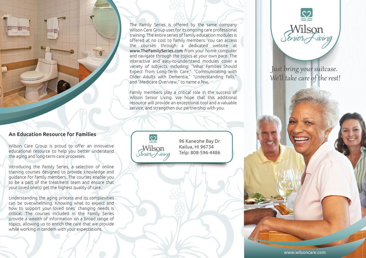 Brochure Design by Visualland for Wilson Care Group | Design #2062905