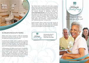 Brochure Design by Visualland for Wilson Care Group | Design: #2063113