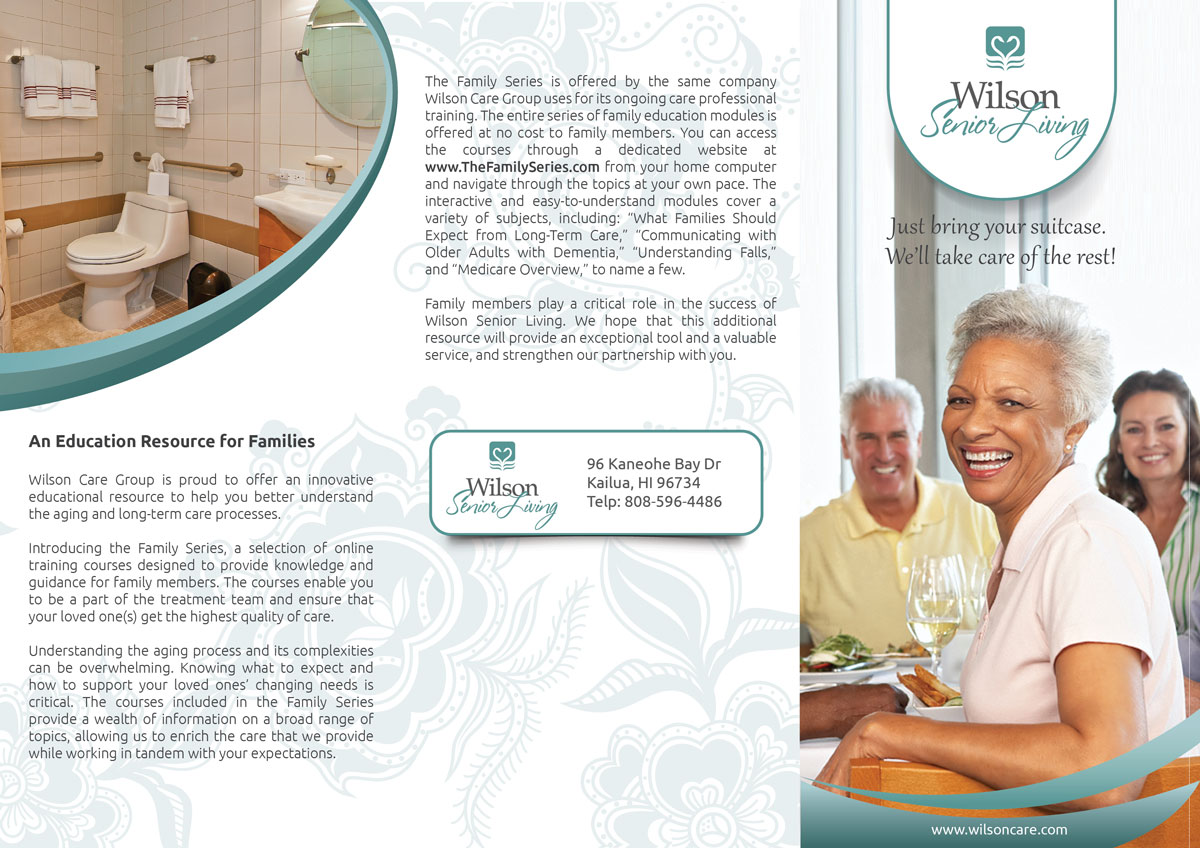 Brochure Design by Visualland for Wilson Care Group | Design #2171609