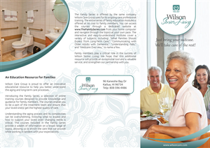 Brochure Design by Visualland for Wilson Care Group | Design: #2171609