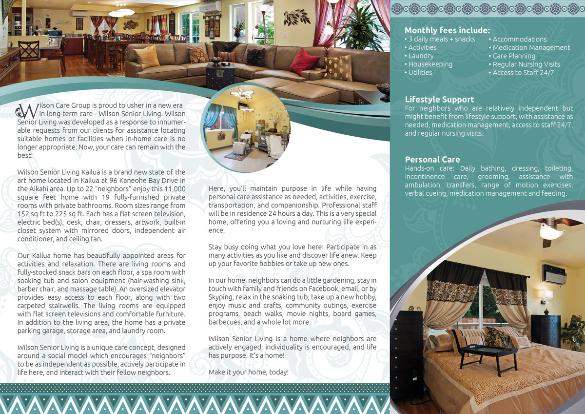 Diseño de Brochure por Visualland para Wilson Care Group | Diseño #2171617