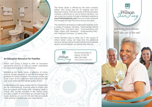 Brochure Design by Visualland for Wilson Care Group | Design: #2227499