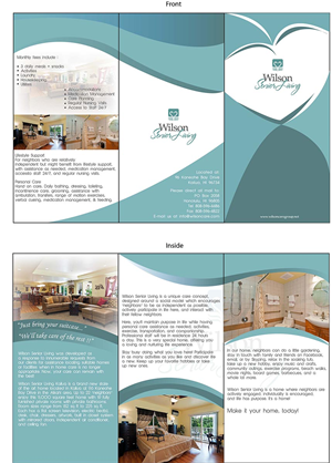 Brochure Design by gin_no_hana for Wilson Care Group | Design: #1878986