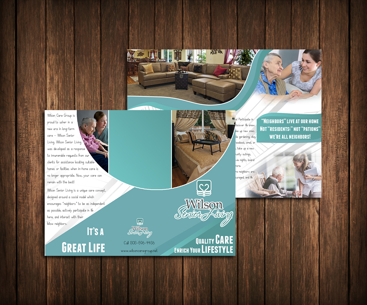 Brochure Design by harpcab for Wilson Care Group | Design #1842984