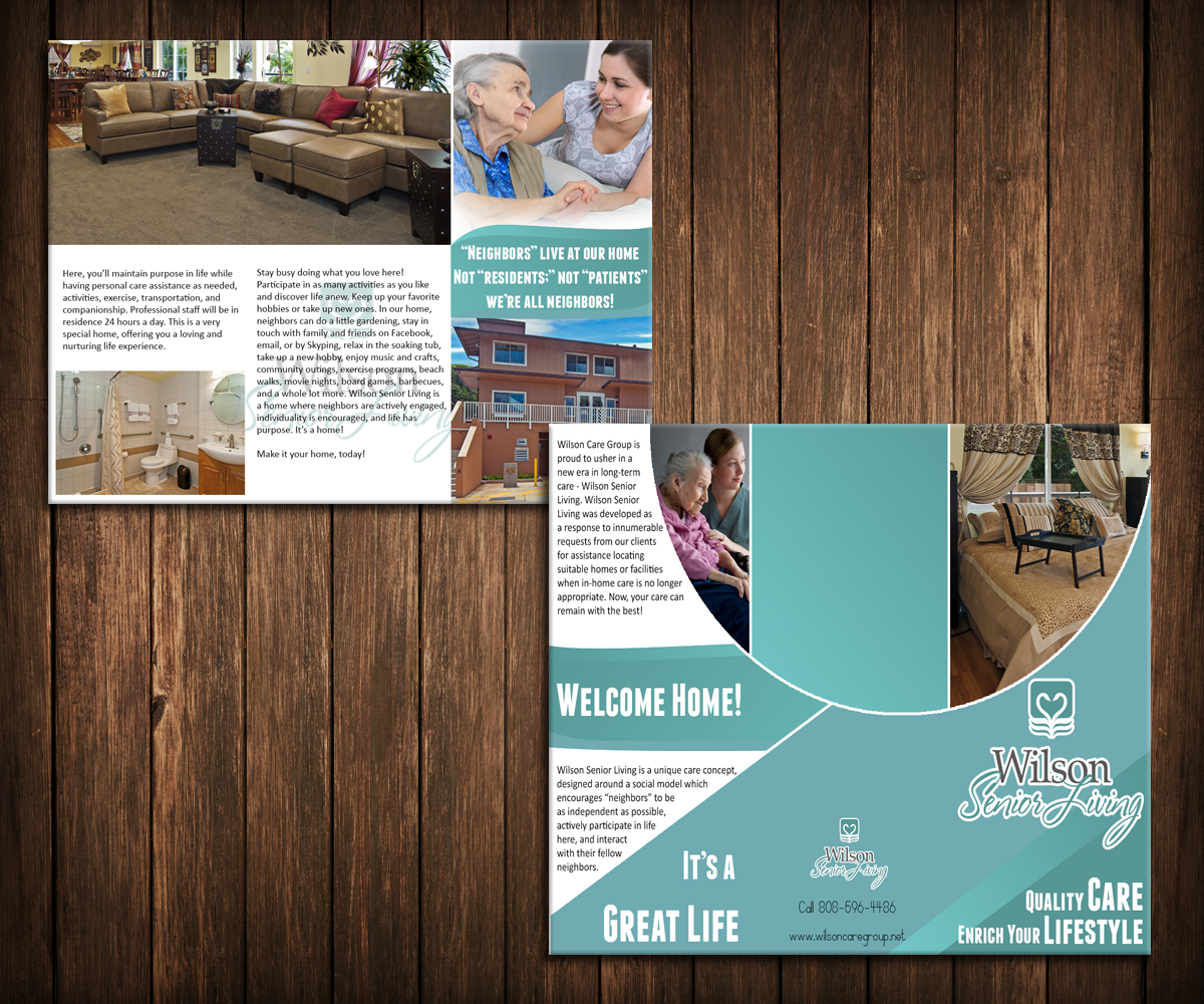 Brochure Design by harpcab for Wilson Care Group | Design #1853692