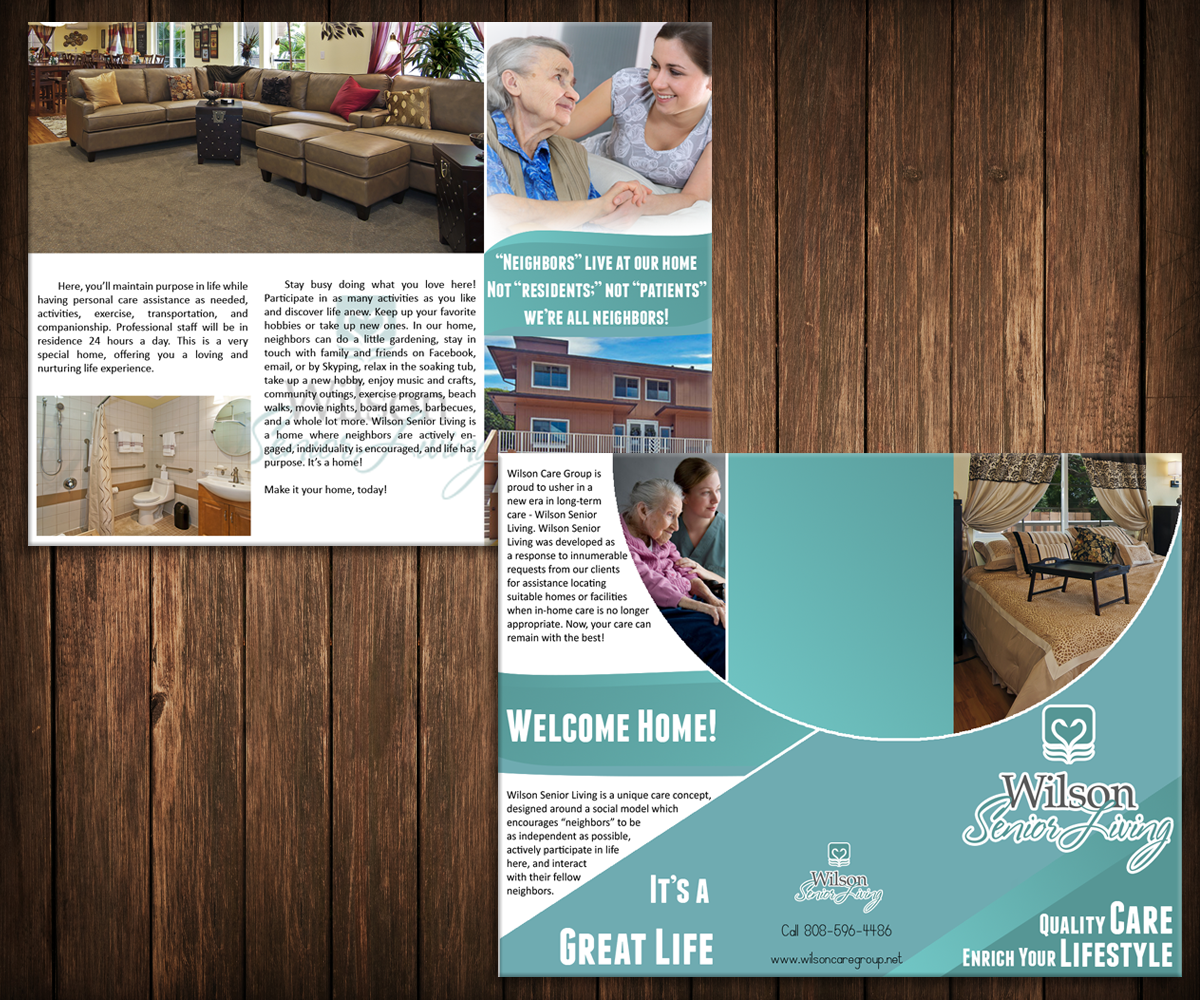Brochure Design by harpcab for Wilson Care Group | Design #1854609