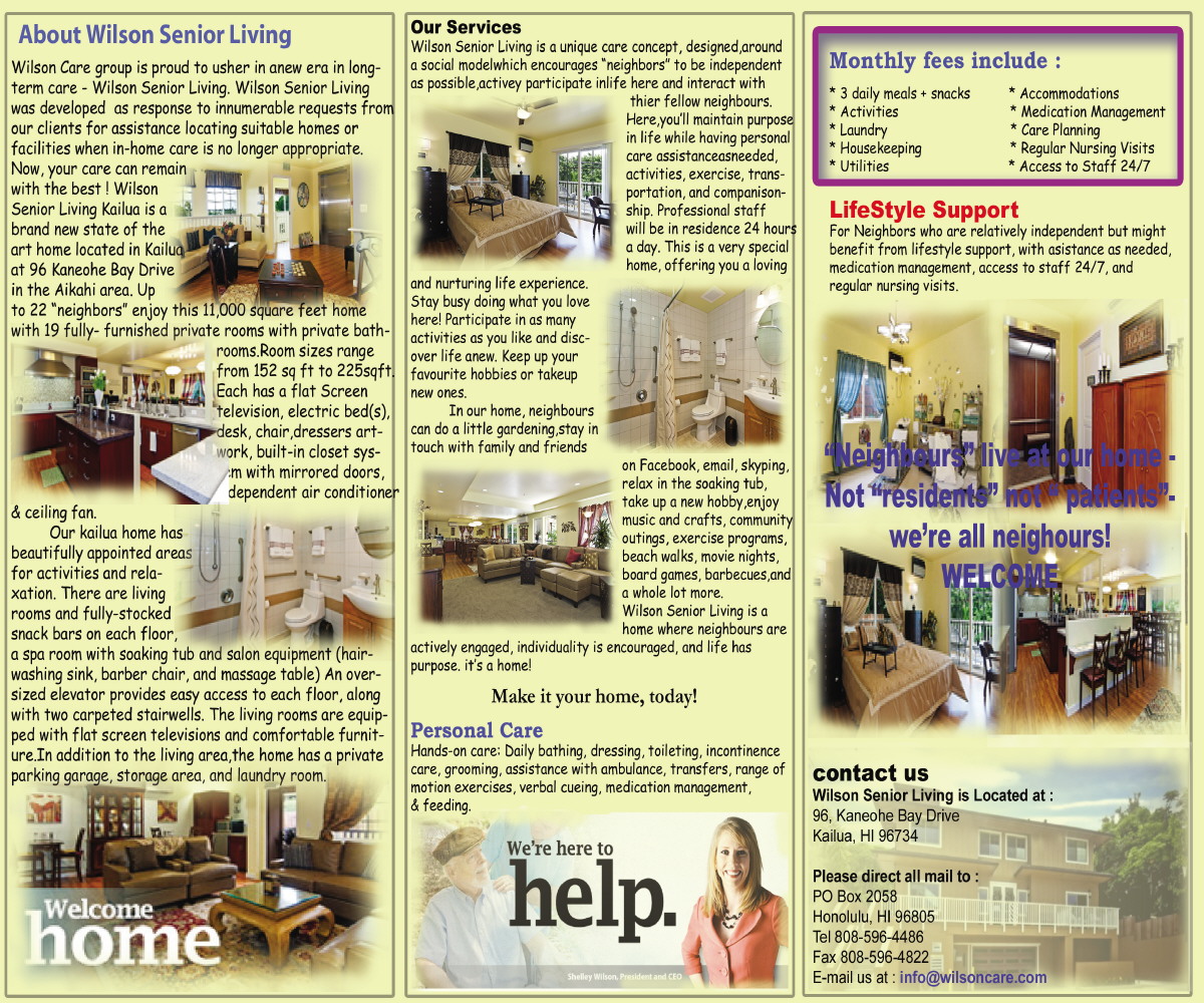 Brochure Design by SANJEET for Wilson Care Group | Design #1870493