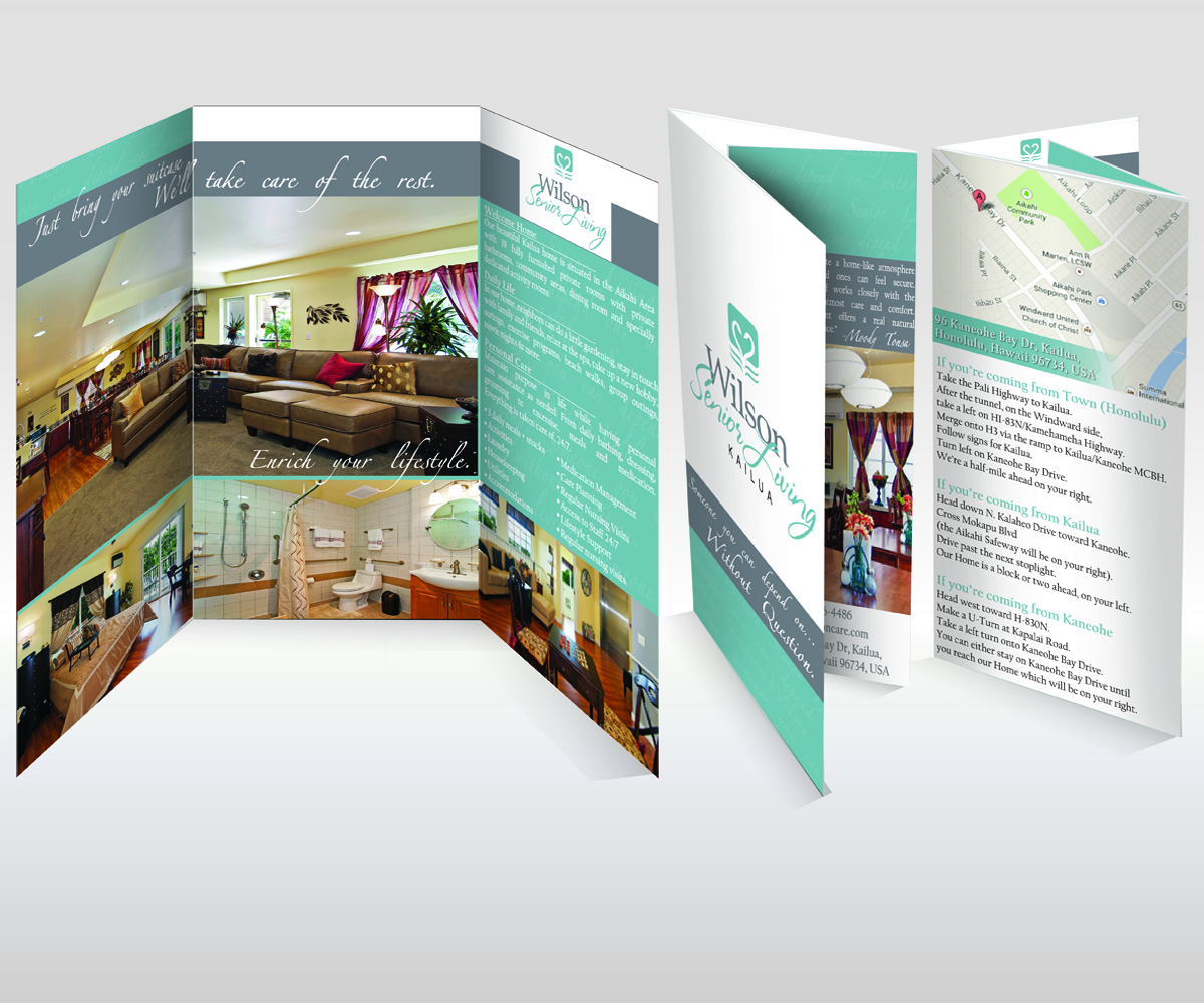Brochure Design by Purple Rain Design for Wilson Care Group | Design #2204184