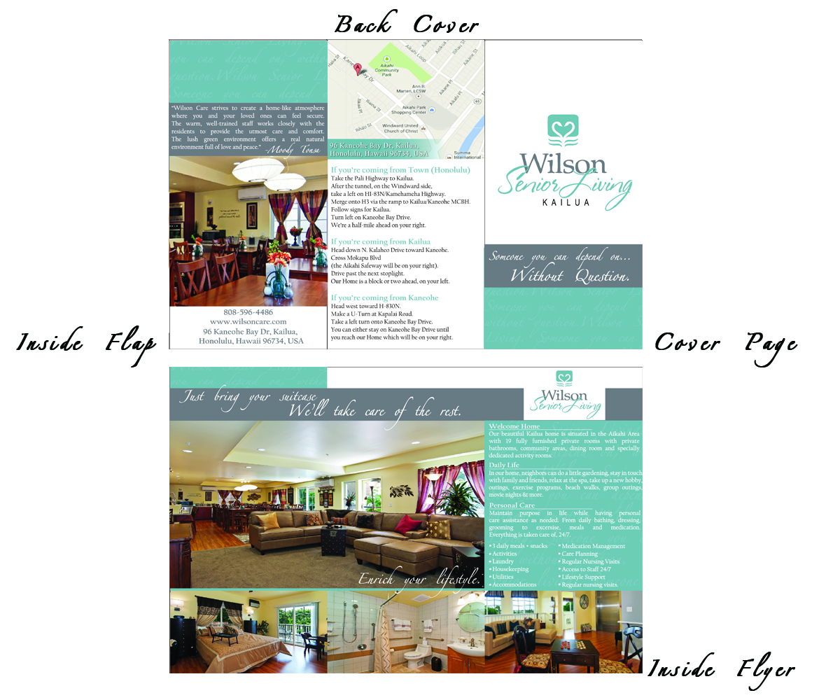 Brochure Design by Purple Rain Design for Wilson Care Group | Design #2204193