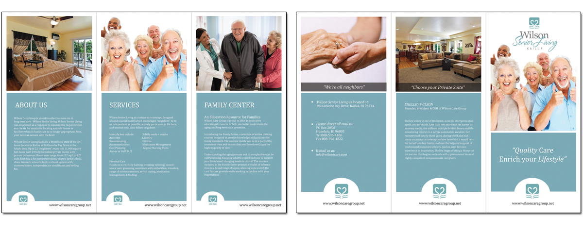 Brochure Design by roopaljain for Wilson Care Group | Design #1850265