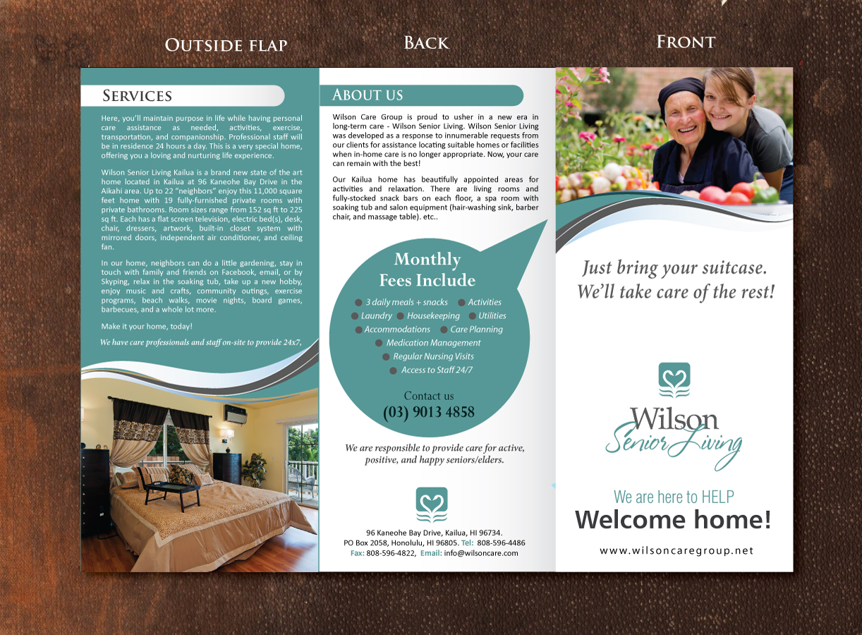 Brochure Design by Sbss for Wilson Care Group | Design #1859148